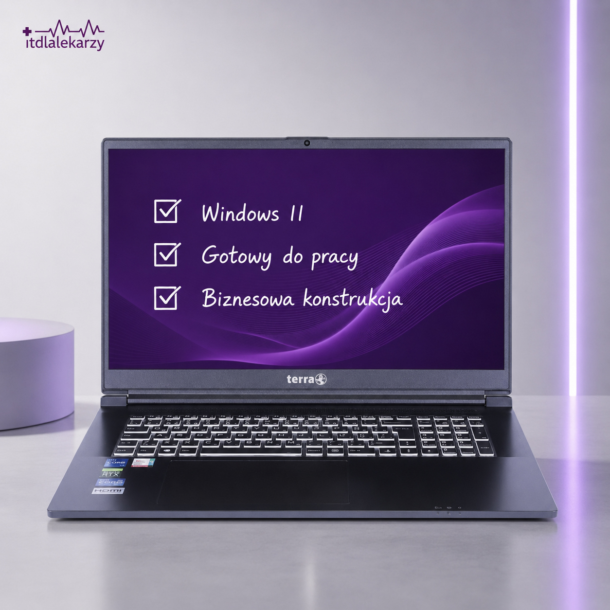 TERRA MOBILE 1778R – laptop biznesowy