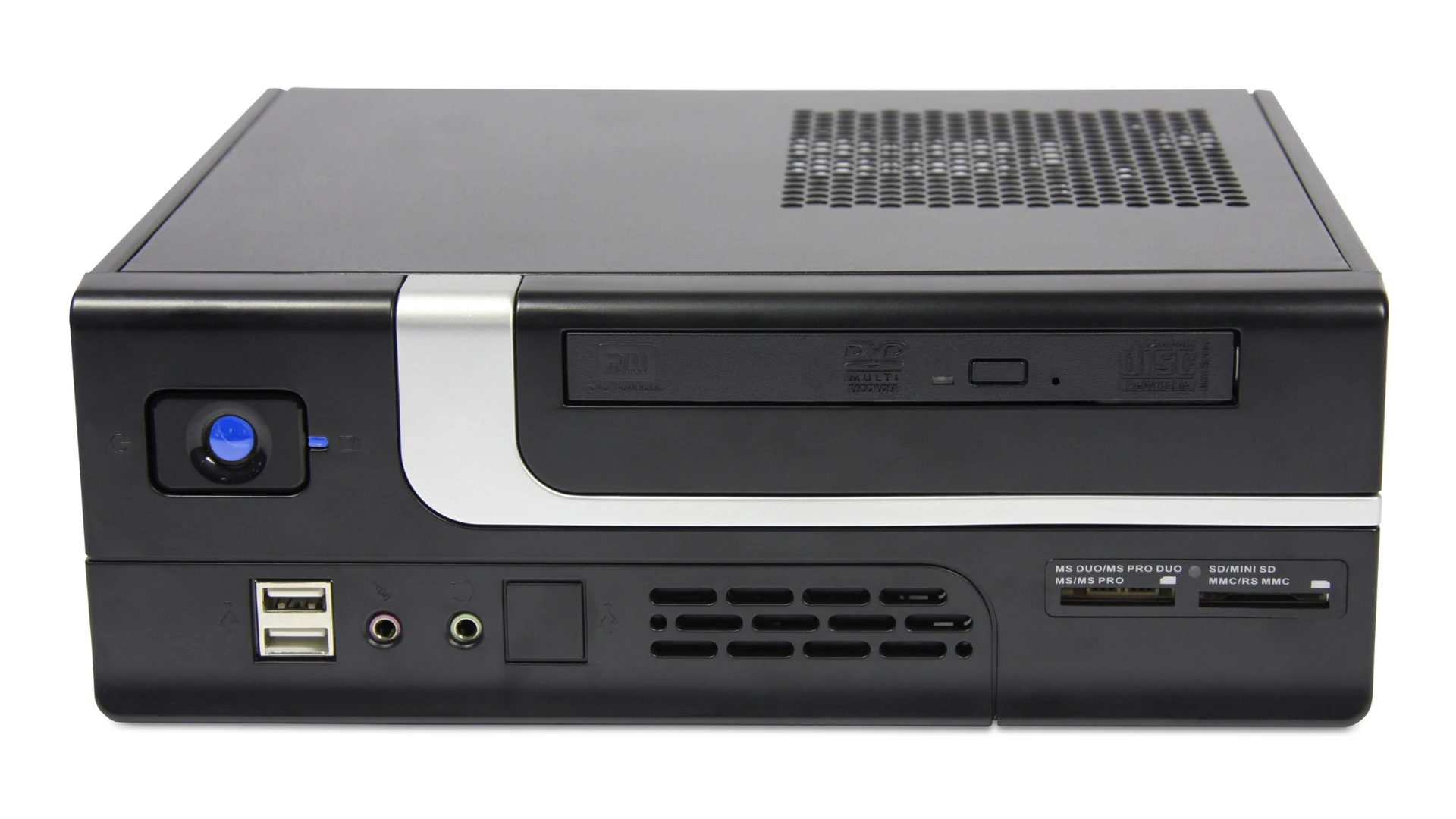 TERRA PC Compact Mini ITX widok z przodu — kompaktowy komputer w formacie Mini ITX do placówki medycznej