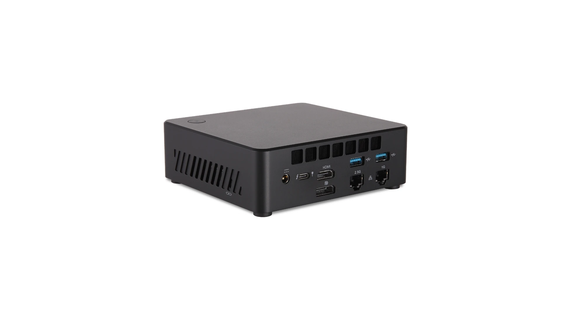 TERRA PC Micro 6000C widok z boku i tyłu — miniaturowy komputer do recepcji i stanowisk medycznych